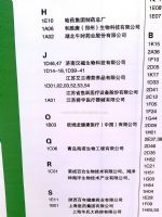 2014中国药店采购供应博览会展商名录